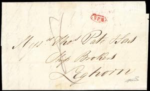 1851 - V.P.M., in ovale piccolo - Lettera ... 