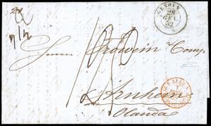 SARDEGNA-OLANDA 1852 - Lettera di doppio ... 
