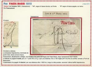 SARDEGNA-PAESI BASSI BELGIO 1815 - ... 