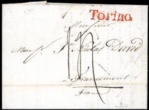 SARDEGNA-PAESI BASSI BELGIO 1815 - Circolare ... 