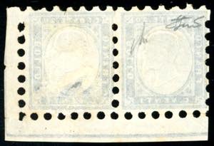 1862 - 20 cent. azzurro chiaro, ... 