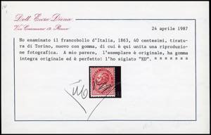 1866 - 40 cent. De La Rue, ... 