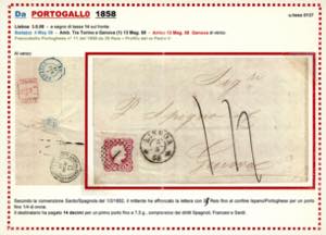 SARDEGNA-PORTOGALLO 1858 - 25 r. ... 