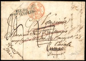 SARDEGNA-REUNION 1843 - Lettera scritta a ... 