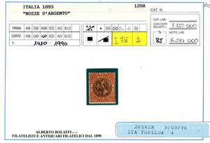 1893 - 20 cent. rosso bruno, Nozze ... 