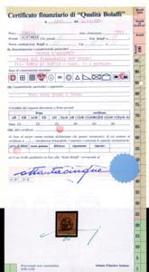 1893 - 20 cent. rosso bruno, Nozze ... 