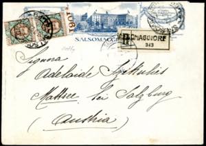 1923 - 1 lira Floreale (77), coppia ... 