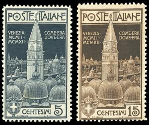 1912 - Campanile di Venezia, serie completa ... 