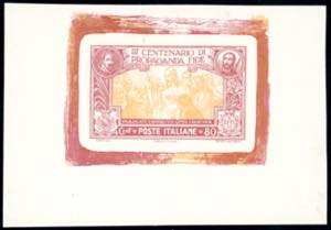 1923 - 80 cent. Propaganda Fide (valore non ... 