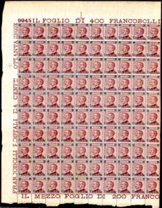 1924 - 7 1/2 cent. su 85 cent., I tipo, ... 