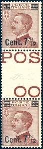 1927 - 7 1/2 su 85 cent. Michetti, ... 