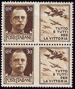 1942 - 30 cent. Aeronautica, coppia ... 