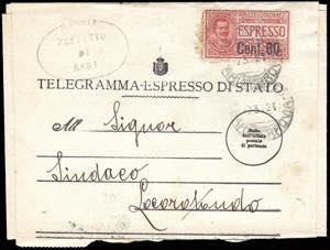 1922 - 60 cent. su 50 cent. (6), buono ... 