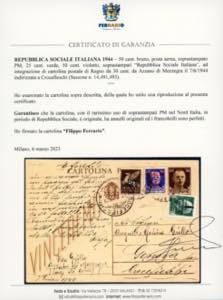 1944 - 50 cent. aerea ... 