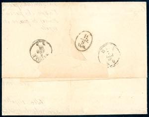 MOTTOLA, manoscritto - 20 cent. su ... 