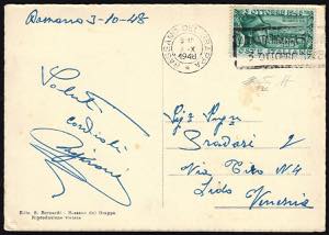 1948 - 15 lire Bassano (592), perfetto, su ... 