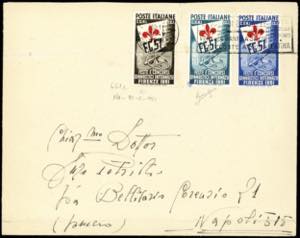 1951 - Ginnici, serie completa (661/663), ... 