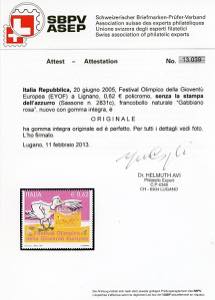 2005 - 0,62 € Olimpiadi ... 