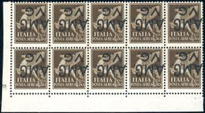 POSTA AEREA 1945 - 50 cent. soprastampa ... 