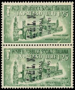 ARONA 1945 - 1,25 lire espresso, senza ... 