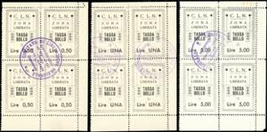 DOMODOSSOLA FISCALI 1944 - Marche fiscali ... 