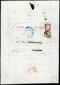 1860 - 5 cent. verde oliva chiaro, ... 