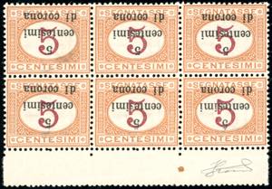 TRENTO E TRIESTE SEGNATASSE 1919 - 5 su 5 ... 