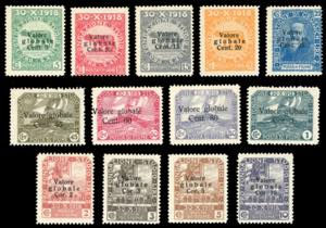 FIUME 1920 - Soprastampati Valore globale, ... 