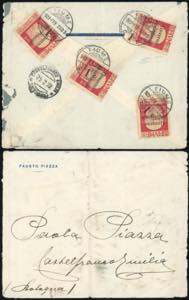 FIUME 1923 - 10 cent. soprastampato Governo ... 