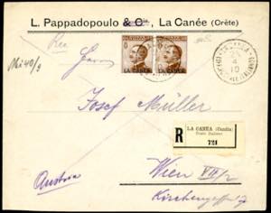 LA CANEA 1910 - 40 cent. Michetti ... 