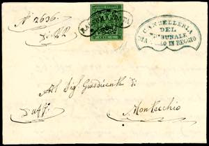 REGGIO, RACCOMANDATA II tipo punti 12 - 5 ... 