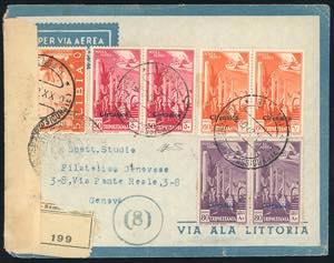 POSTA AEREA 1942 - Soprastampati, serie ... 