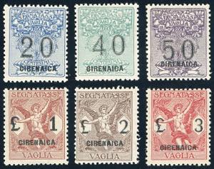 SEGNATASSE VAGLIA 1924 - Serie completa ... 