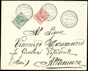 CALINO 1914 - 5 cent. e 10 cent. Leoni ... 
