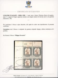 1930 - 1 cent. Pittorica, dent. 11 ... 