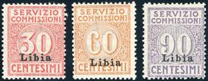 SERVIZIO COMMISSIONI 1915 - Soprastampati, ... 