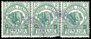 ANNULLAMENTI-MISSAROLE - 5 cent. su 2 b. ... 