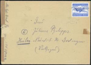 OCCUPAZIONE TEDESCA EGEO 1945 - Inselpost, ... 