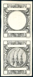 1865 - Saggio Riester in nero, coppia ... 