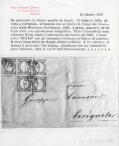 1862 - 2 grana azzurro (20b), ... 
