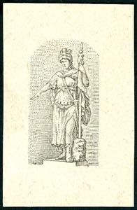 1918 - Pro combattenti, prova in nero del ... 