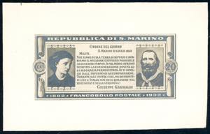 1932 - 20 cent. Garibaldi (169), prova di ... 