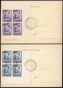 1934 - Palazzetto della Posta soprastampati, ... 