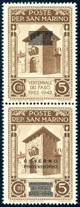 1943 - 5 cent. Governo Provvisorio, ... 
