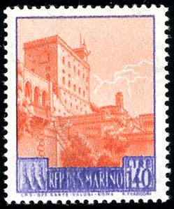 1966 - 140 lire Vedute, stampa del violetto ... 