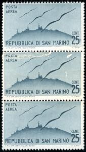1946 - 25 cent. Vedute, striscia verticale ... 