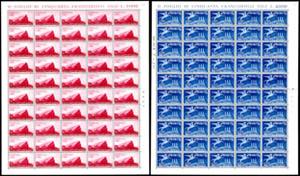 1950 - 60 e 80 lire, serie completa (21/22), ... 