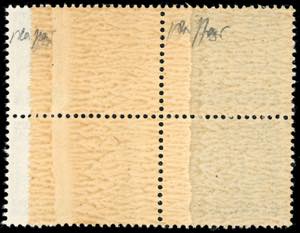 1945 - 5 cent. Stemma, blocco di ... 