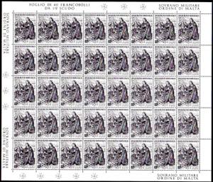 1969 - Natale, fogli completi di ... 