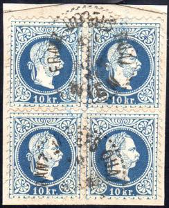AUSTRIA 1874 - 10 k. Francesco Giuseppe, ... 